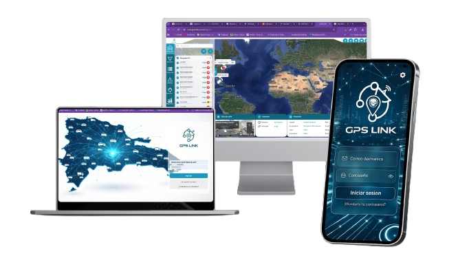 Plataforma Tracker7 en PC, laptop y app móvil